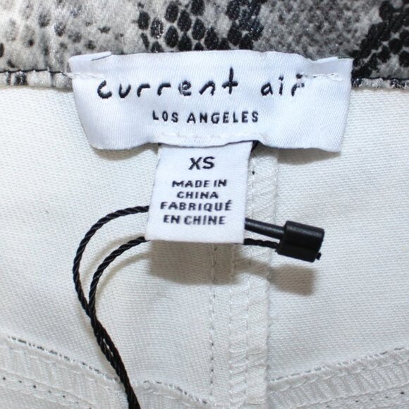 Anthropologie Current Air Lela Snakeskin Print Straight Size XS (29/31) - Picture 8 of 10